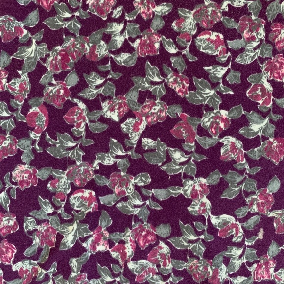 Brandy Melville Purple Floral Open Back Skater Dress - Picture 3 of 9